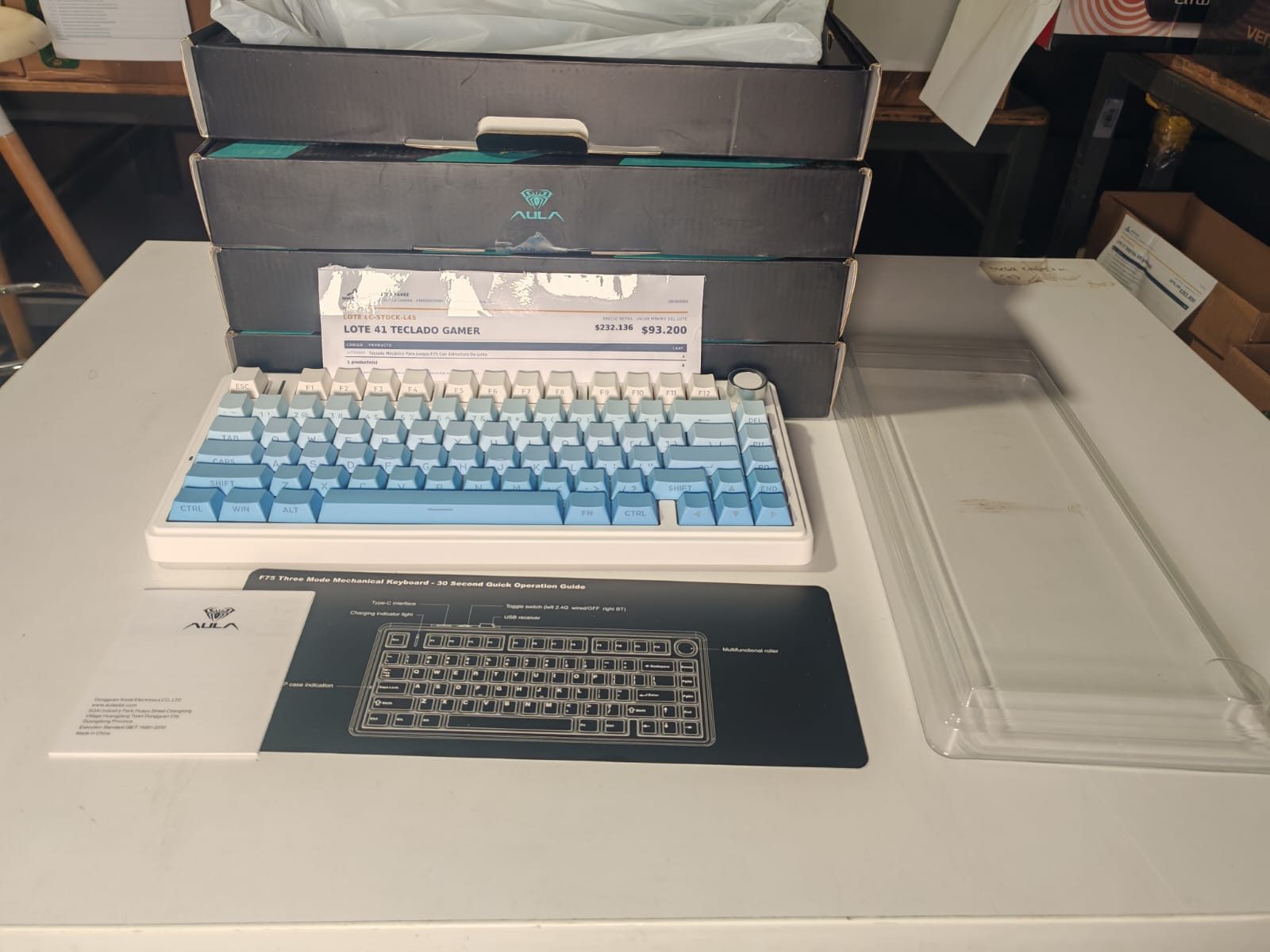 LOTE 41 TECLADO GAMER