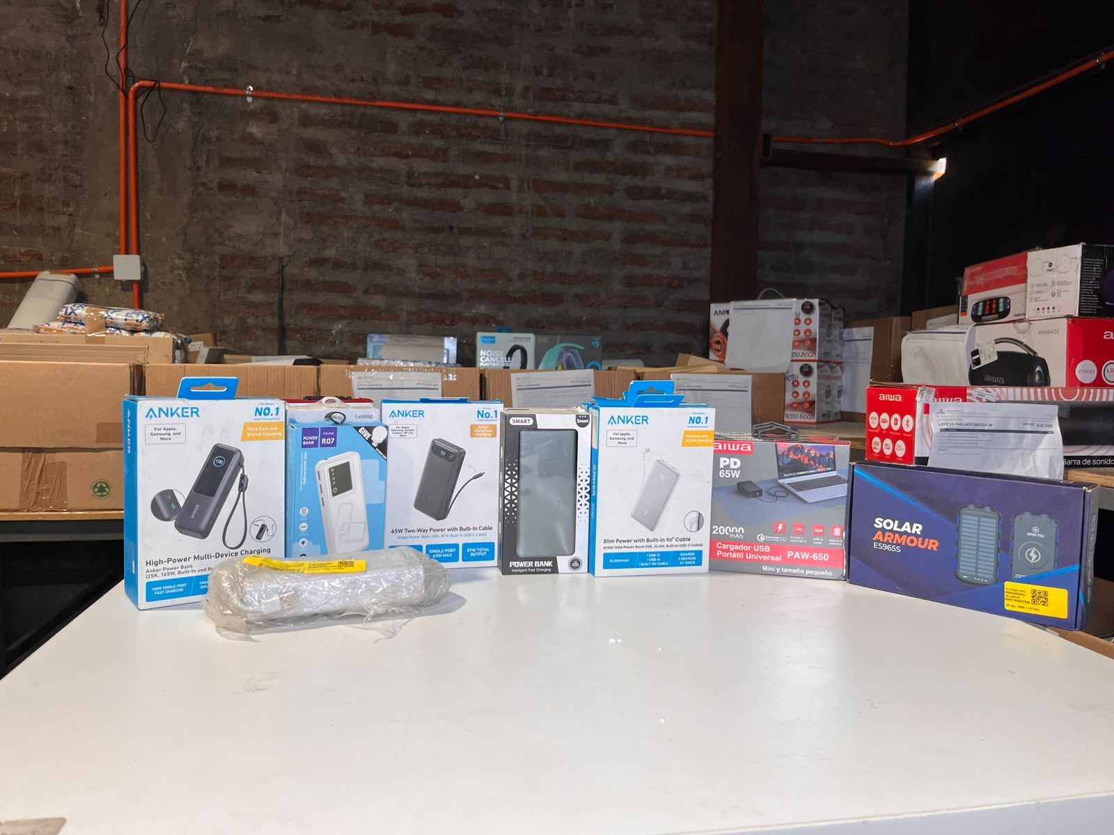 LOTE 121 BATERIAS PORTATILES